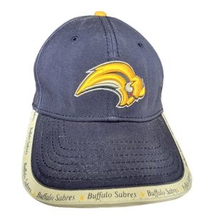 New Era Mens Blue NHL Buffalo Sabres Logo Official Team Cap One‎ Size